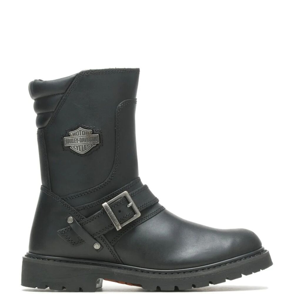Harley Davidson 8.25" Booker Side-Zip Engineer Motorcycle Boot Men’s SZ 8